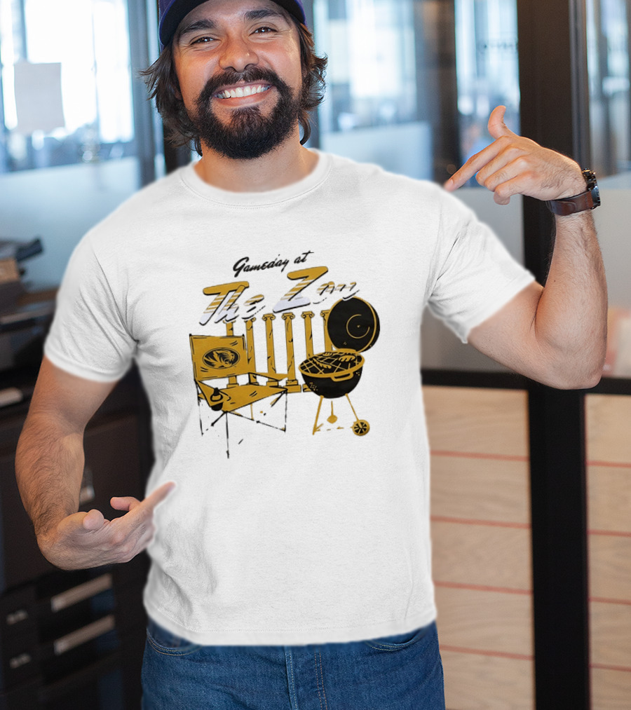 Missouri Tigers Gameday Tailgate At The Zou Football Grill Chair T-Shirt