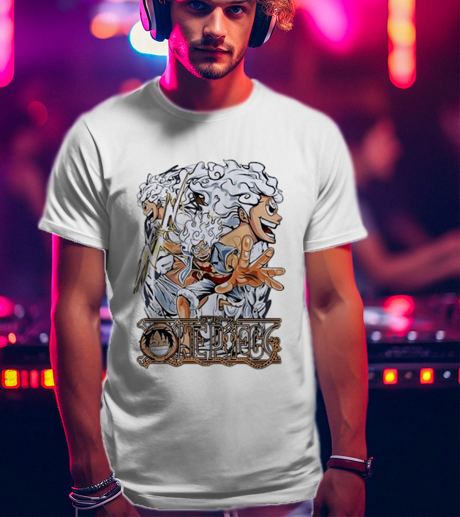 Monkey D Luffy Gear Five One Piece Anime Manga Adventure T-Shirt