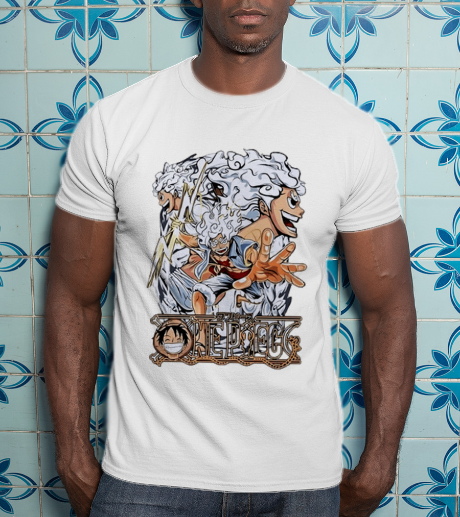 Monkey D Luffy Gear Five One Piece Anime Manga Adventure T-Shirt
