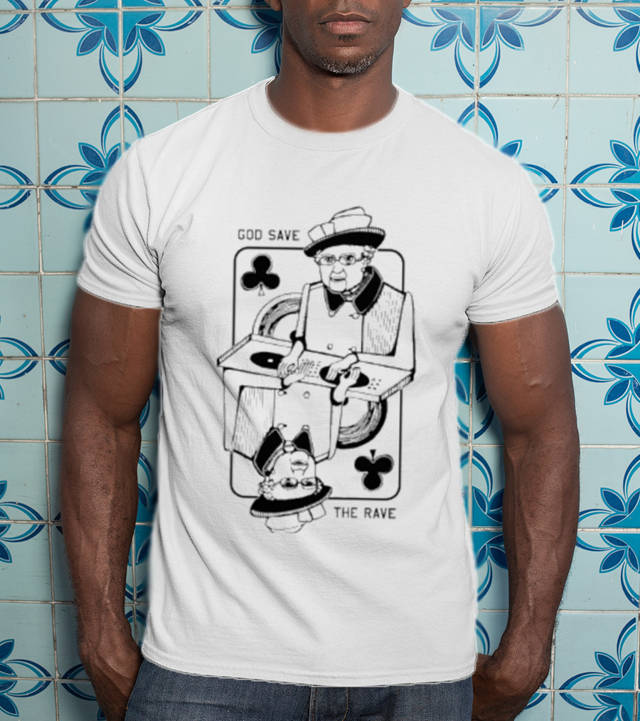 God Save The Rave Queen Of Clubs T-Shirt