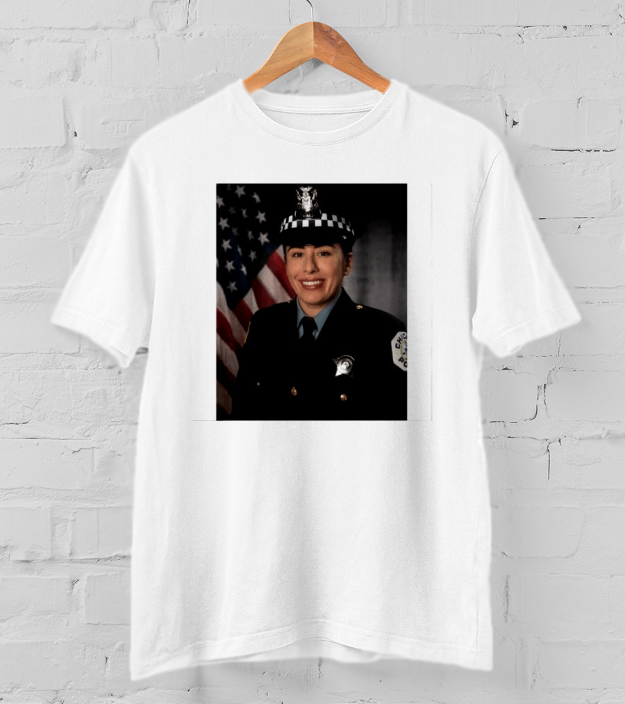 Never Forget Chicago Police Department Ella French Memorial Officer T-Shirt