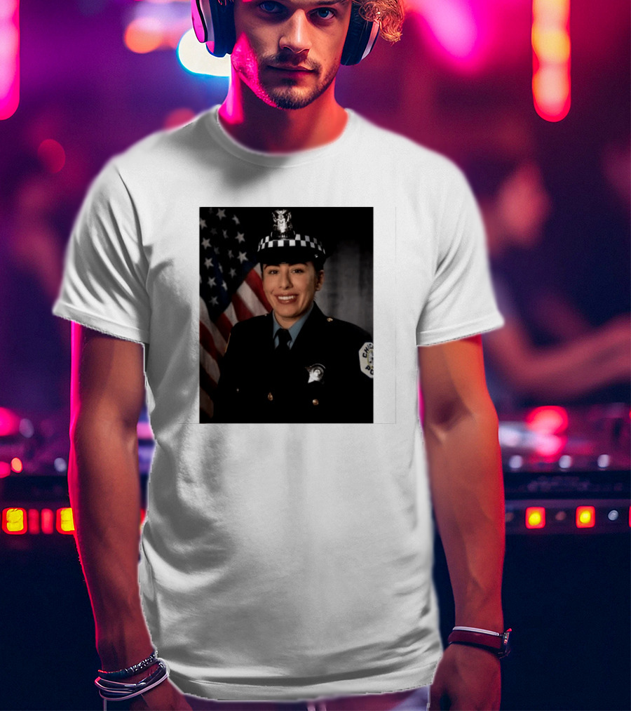 Never Forget Chicago Police Department Ella French Memorial Officer T-Shirt