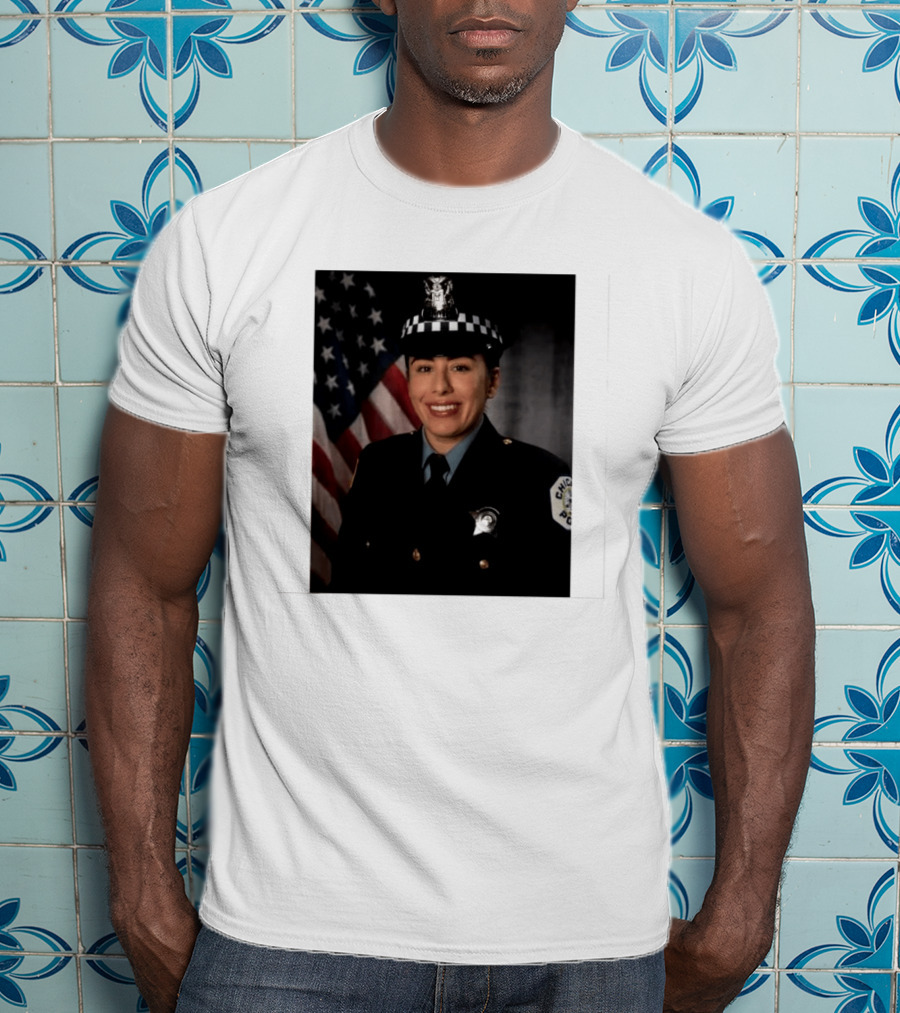 Never Forget Chicago Police Department Ella French Memorial Officer T-Shirt