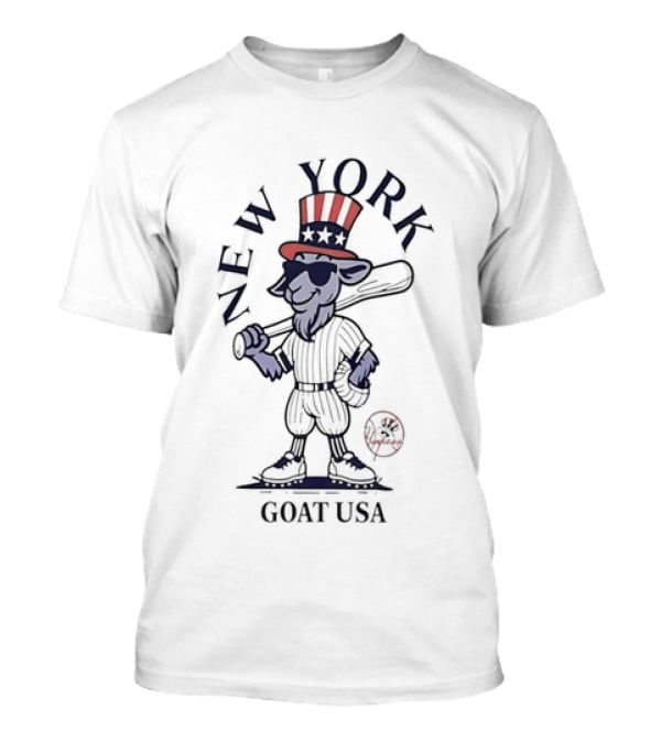 New York Yankees Goat USA Uncle Sam T-Shirt