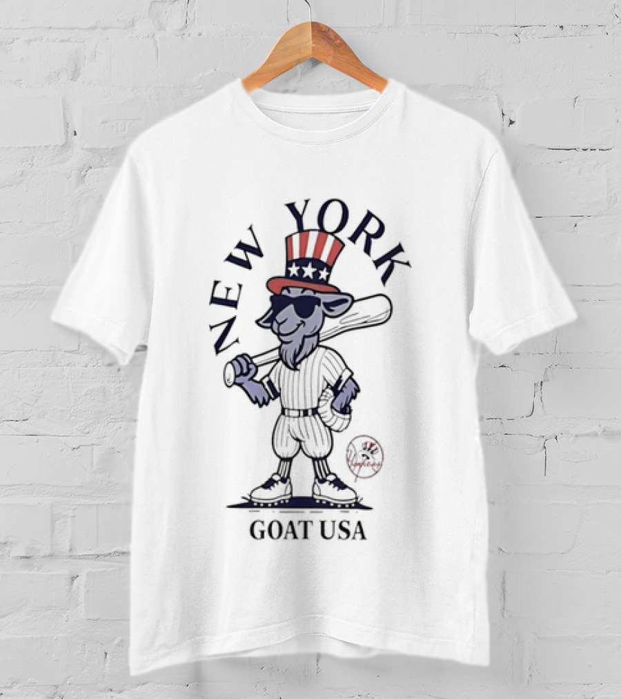 New York Yankees Goat USA Uncle Sam T-Shirt