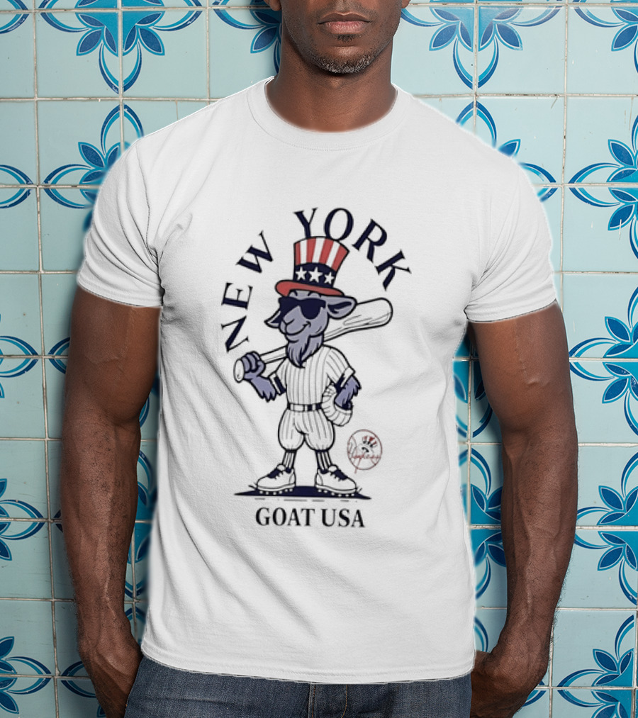 New York Yankees Goat USA Uncle Sam T-Shirt