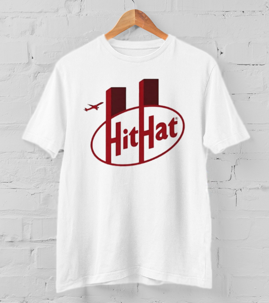 Hit Hat Twin Towers Incident Airplane T-Shirt