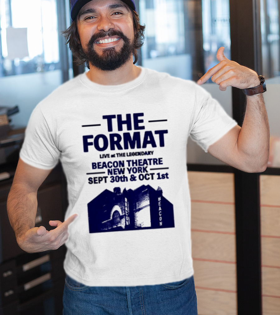 The Format Live At The Legendary Beacon Theatre New York Sept 30th & Oct 1st T-Shirt