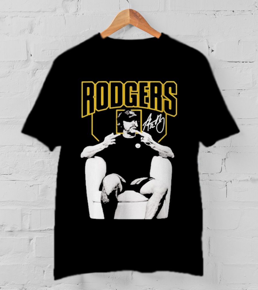 Rodgers Absolute Coward Double Middle Finger Pittsburgh Steelers T-Shirt