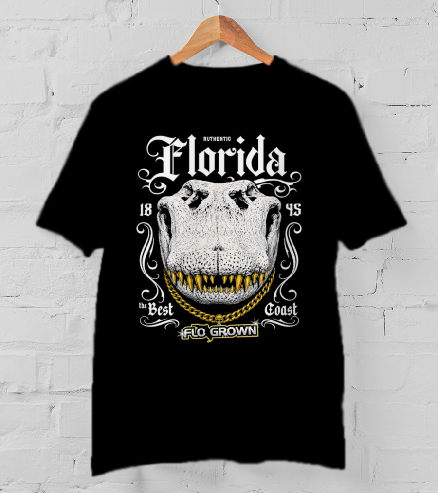 Authentic Florida 1845 Best Coast Flo Grown Alligator T-Shirt