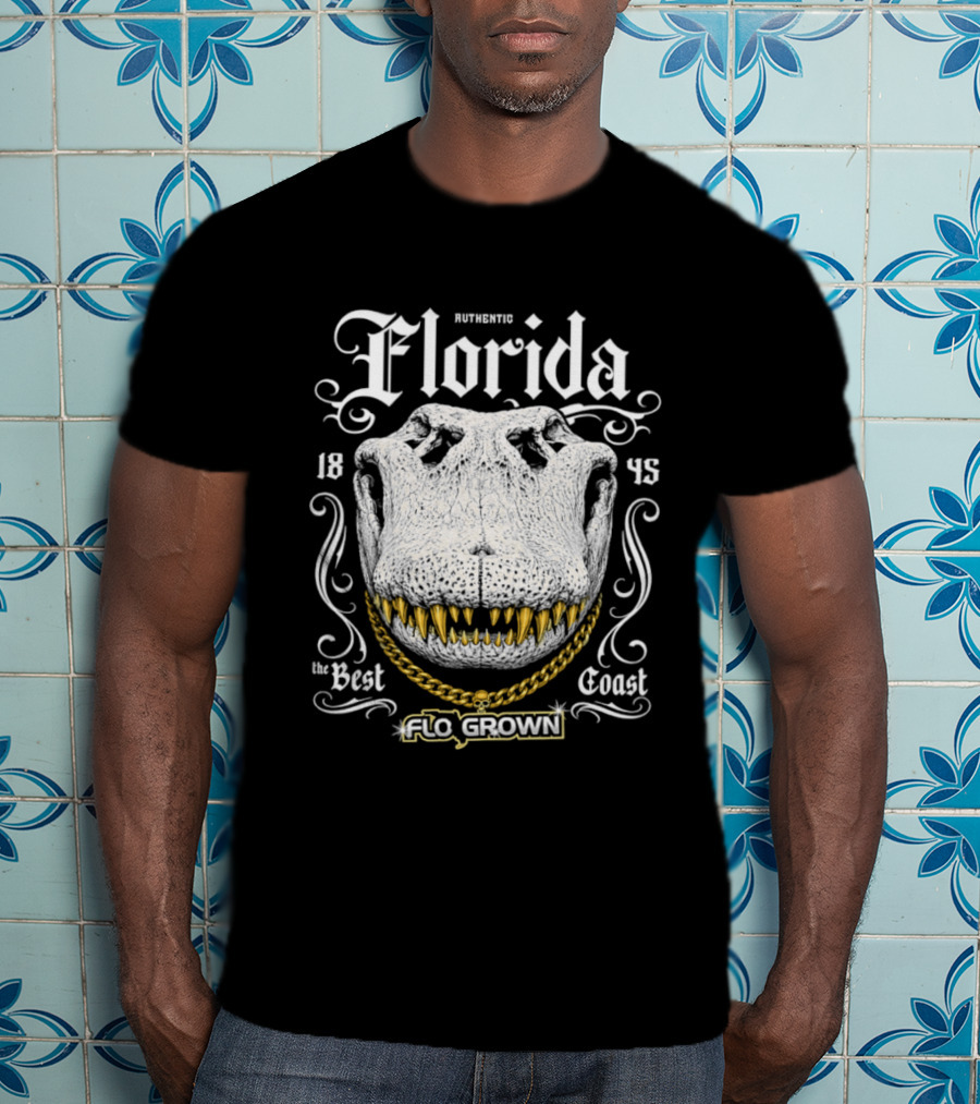 Authentic Florida 1845 Best Coast Flo Grown Alligator T-Shirt