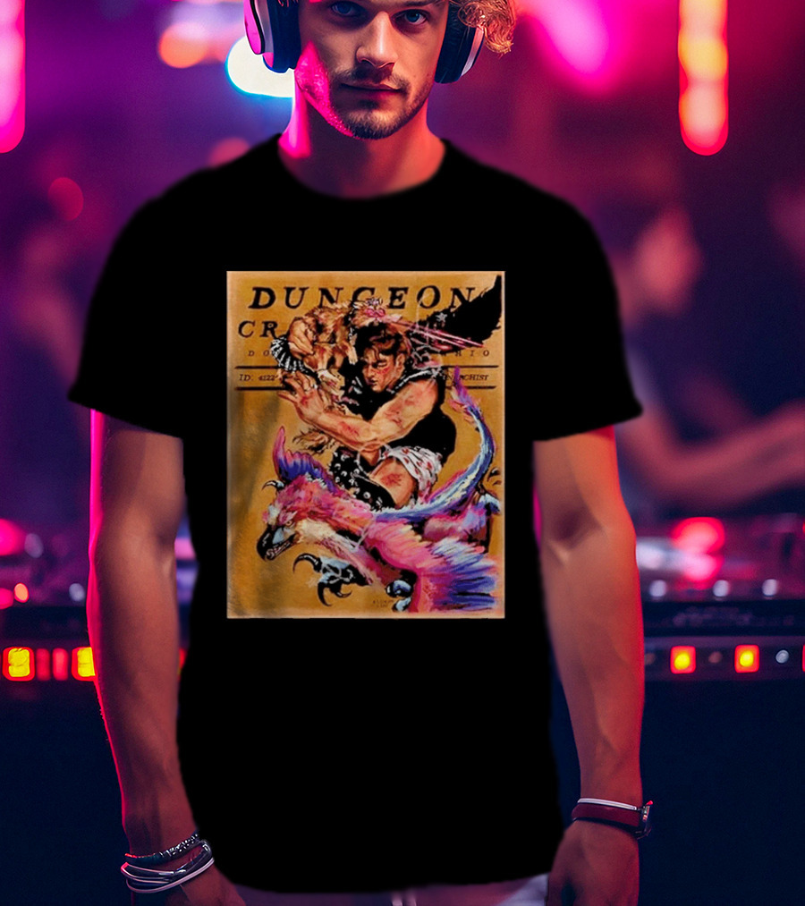 Dungeon Crawler Carl Goddamnit Donut Fantasy Adventure Art By Andrew Bowser T-Shirt