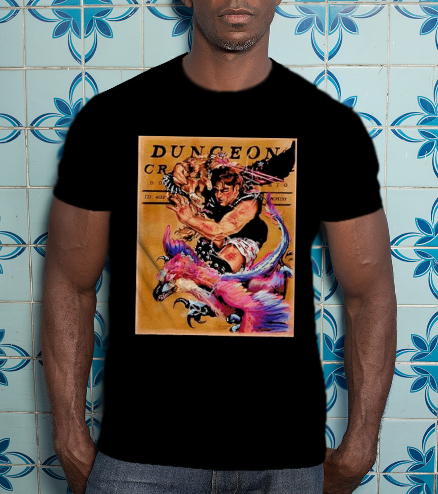 Dungeon Crawler Carl Goddamnit Donut Fantasy Adventure Art By Andrew Bowser T-Shirt
