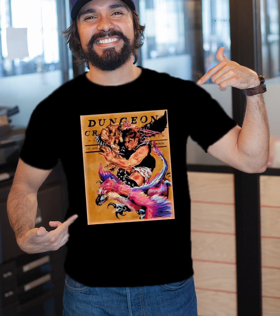 Dungeon Crawler Carl Goddamnit Donut Fantasy Adventure Art By Andrew Bowser T-Shirt