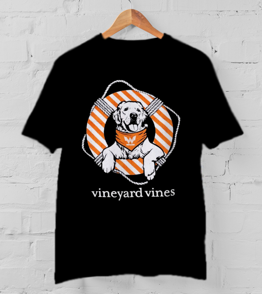 Vineyard Vines Golden Retriever Life Preserver T-Shirt