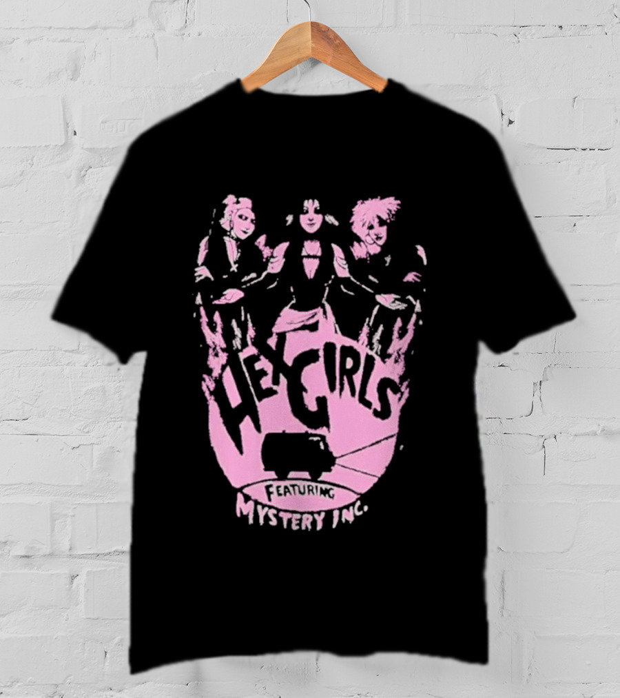 Hex Girls Featuring Mystery Inc Rock Band Collaboration T-Shirt