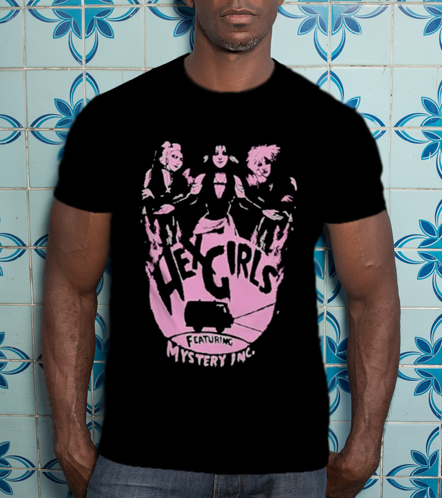 Hex Girls Featuring Mystery Inc Rock Band Collaboration T-Shirt