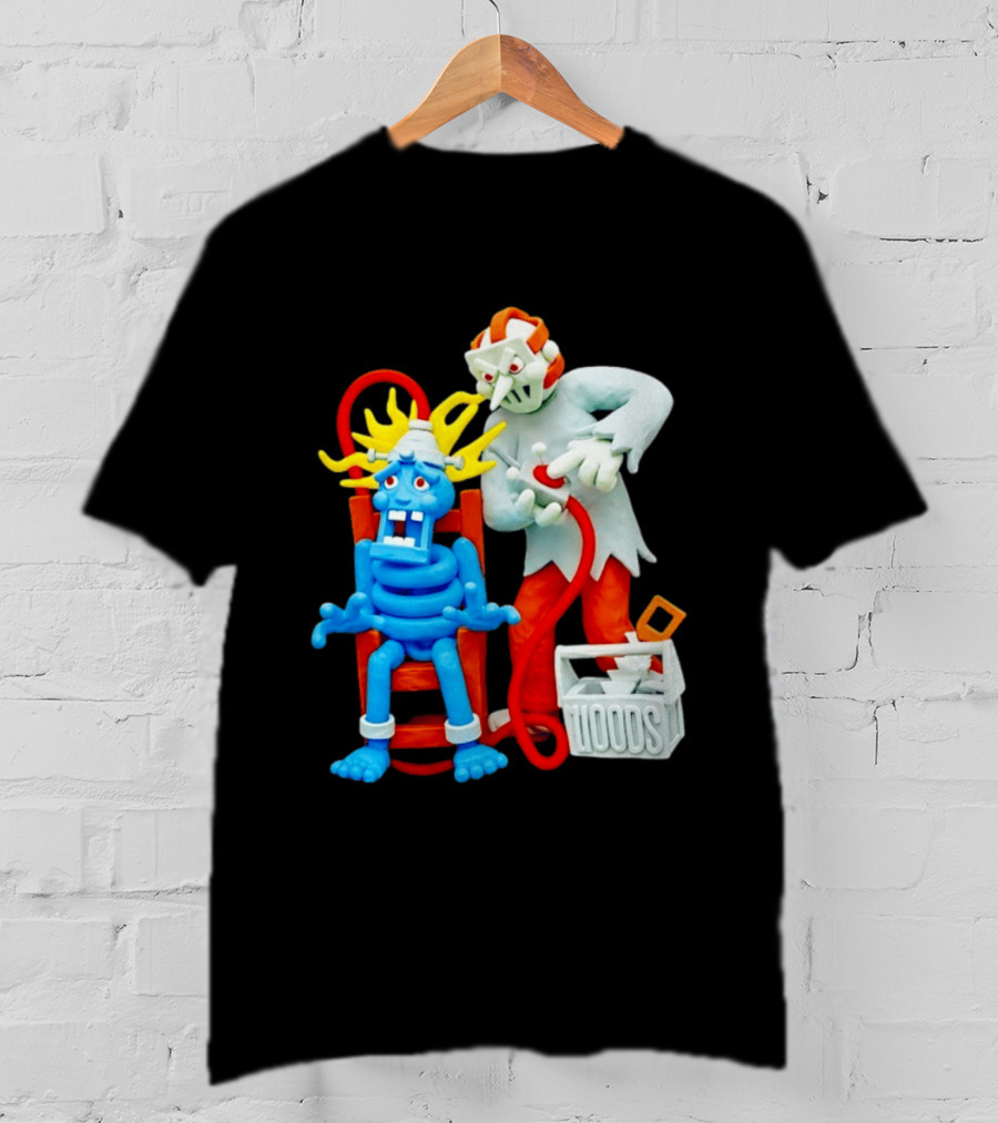 Friday The 13th Jason Voorhees Electrocution Scene Woods T-Shirt