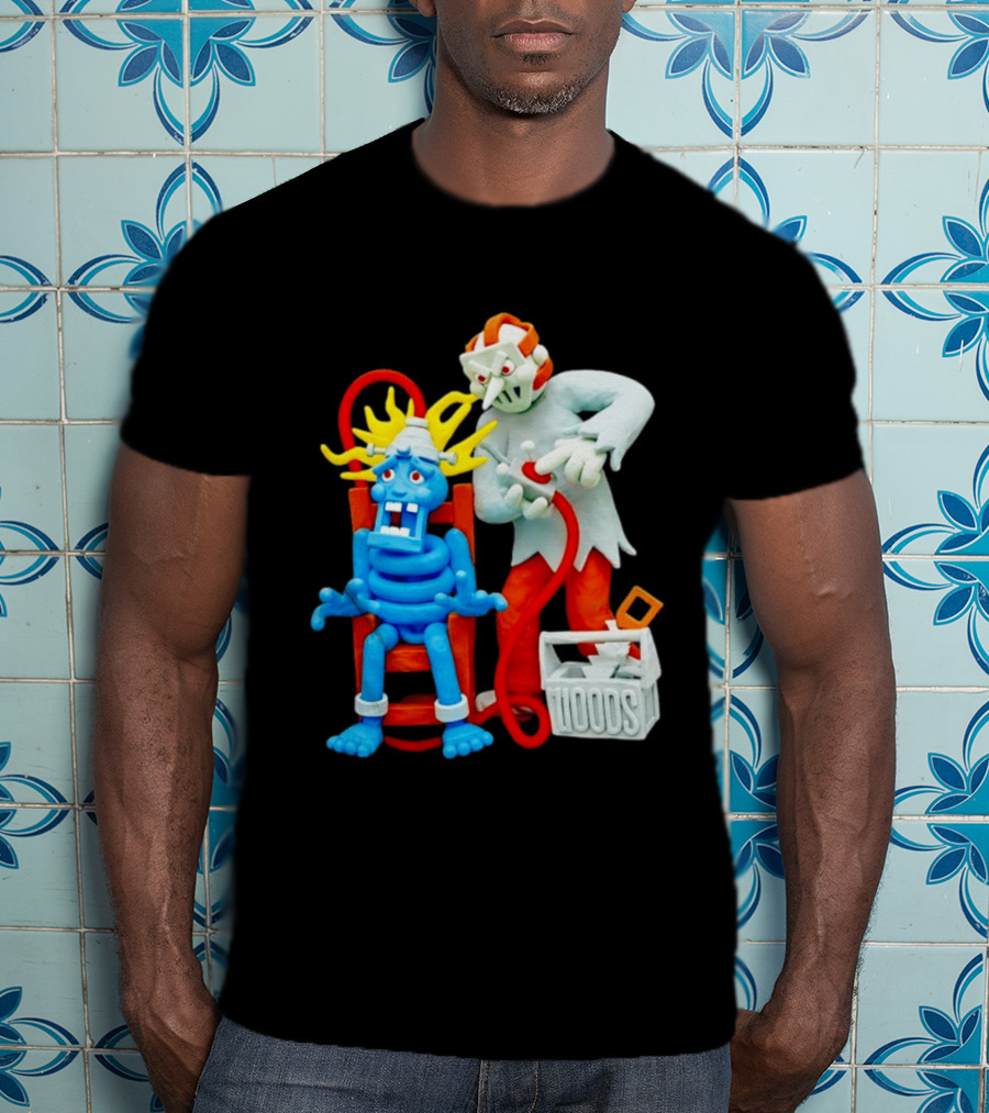 Friday The 13th Jason Voorhees Electrocution Scene Woods T-Shirt