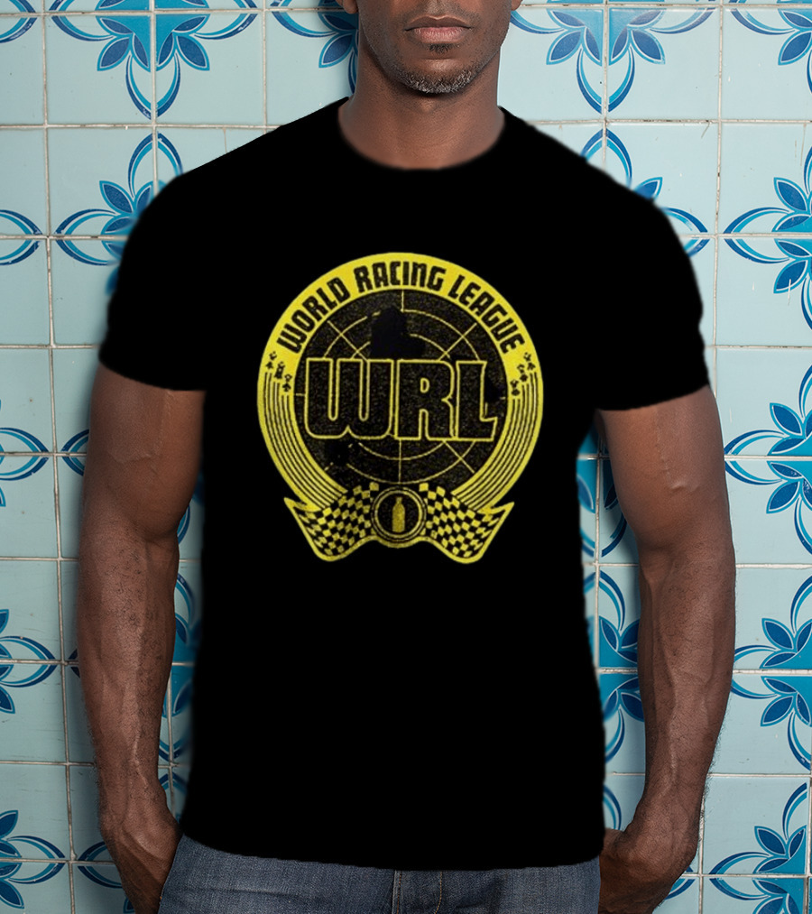 World Racing League WRL Racing Checkered T-Shirt