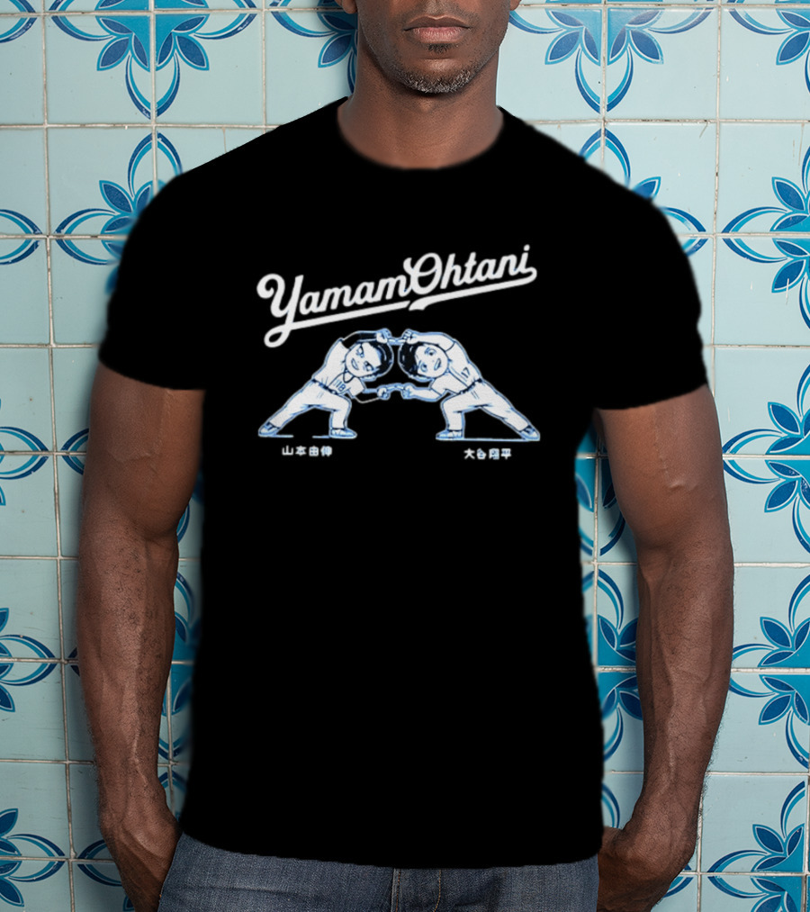 Yamamoto Ohtani Dodgers MLB YamamOhtani Fusion Dance T-Shirt