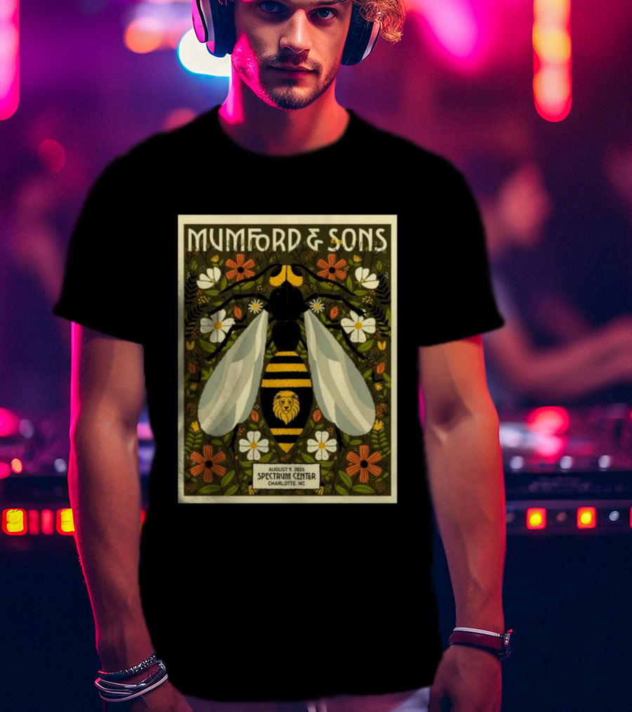 Mumford And Sons Event August 9 2026 Spectrum Center Charlotte NC T-Shirt
