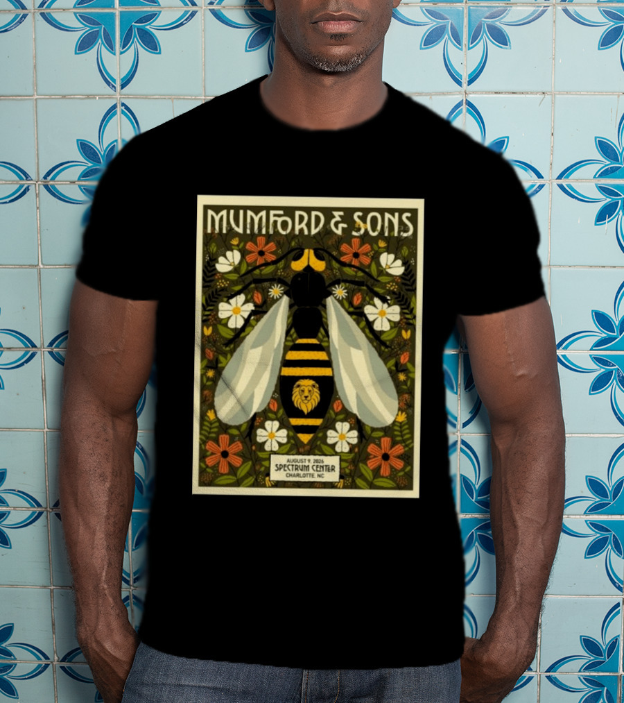Mumford And Sons Event August 9 2026 Spectrum Center Charlotte NC T-Shirt