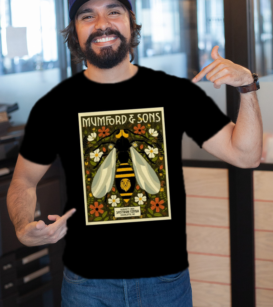 Mumford And Sons Event August 9 2026 Spectrum Center Charlotte NC T-Shirt