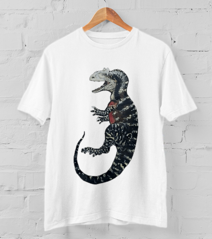 Allosaurus Dinosaur Prehistoric Paleontology Detailed Fossil T-Shirt
