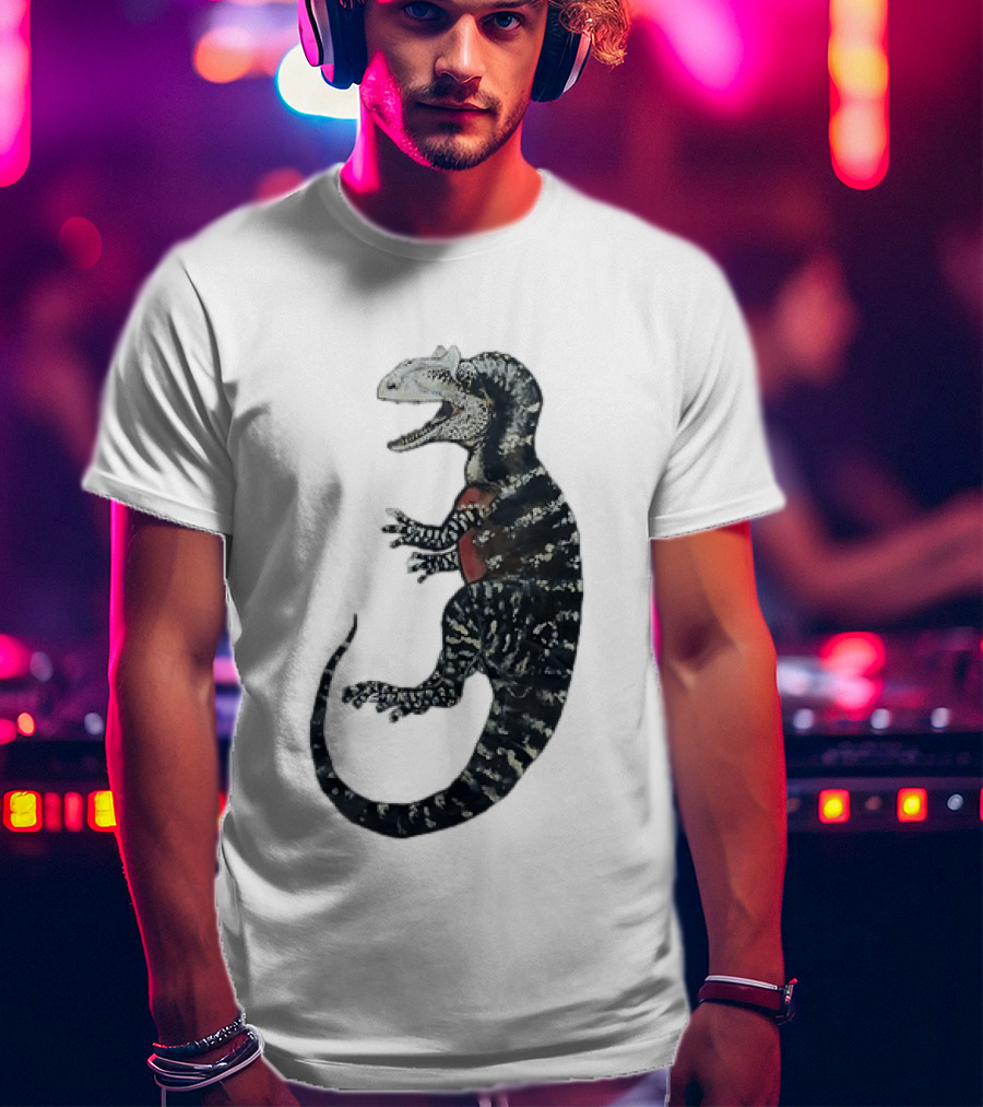 Allosaurus Dinosaur Prehistoric Paleontology Detailed Fossil T-Shirt
