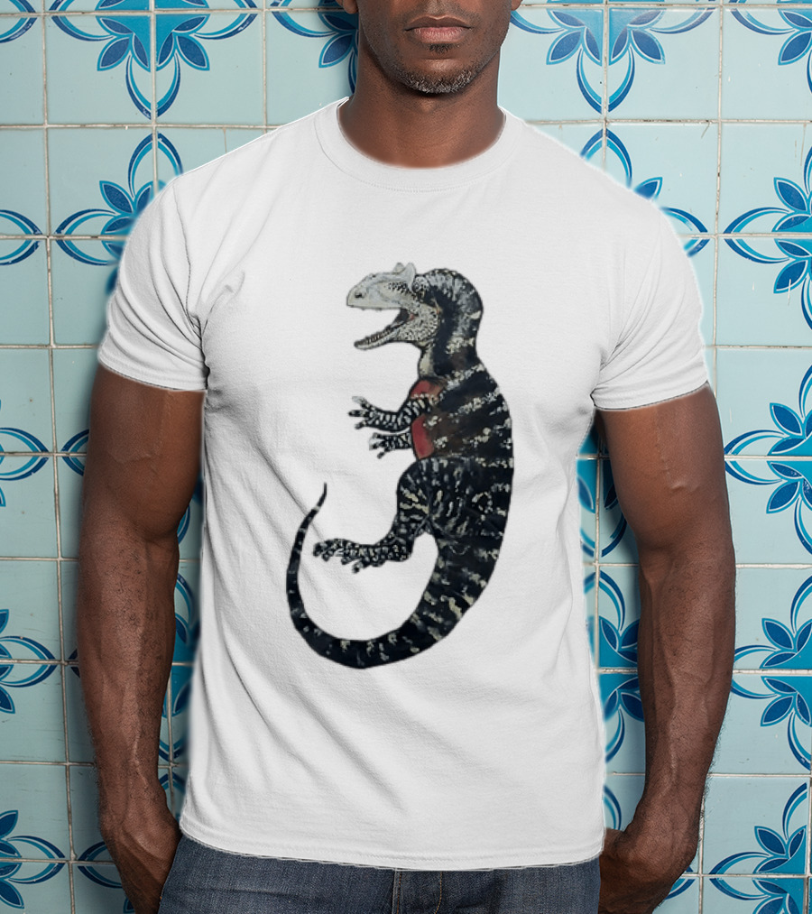 Allosaurus Dinosaur Prehistoric Paleontology Detailed Fossil T-Shirt