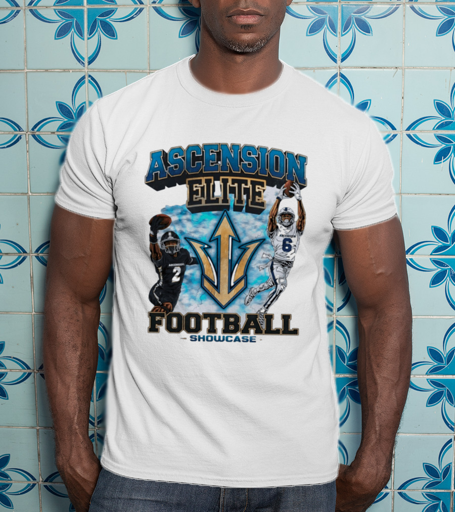 Ascension Elite Football Players 2 And 6 Showcase Sky Clouds T-Shirt