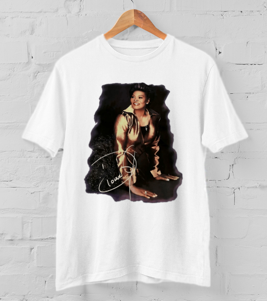 Dionne Warwick Iconic Soul Singer Legend Autographed Image T-Shirt