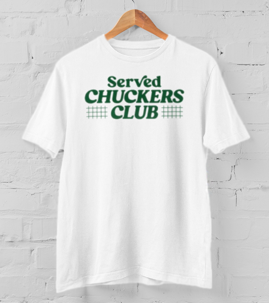 Served Podcast Chuckers Club Ivory T-Shirt