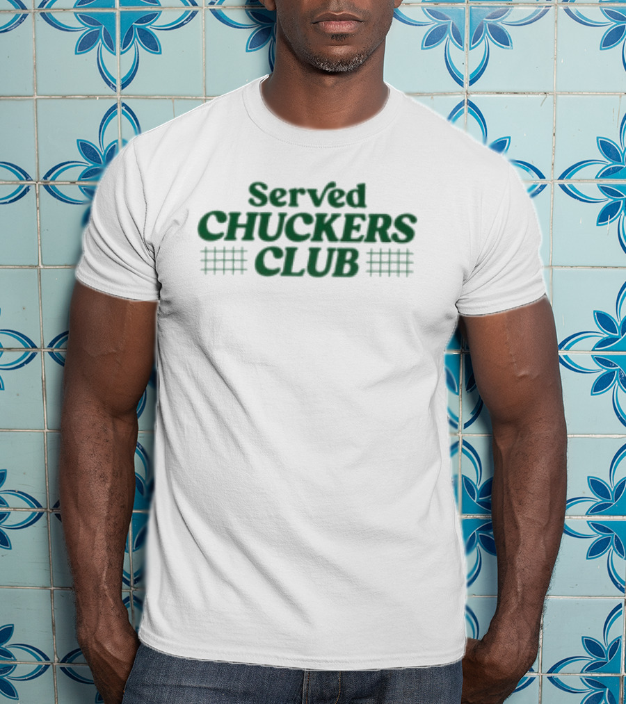 Served Podcast Chuckers Club Ivory T-Shirt