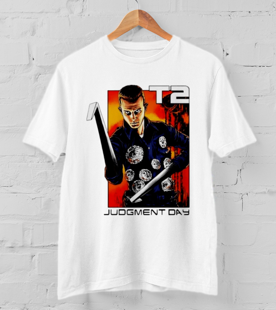 T2 Judgment Day 1000 Iconic Scene T-Shirt