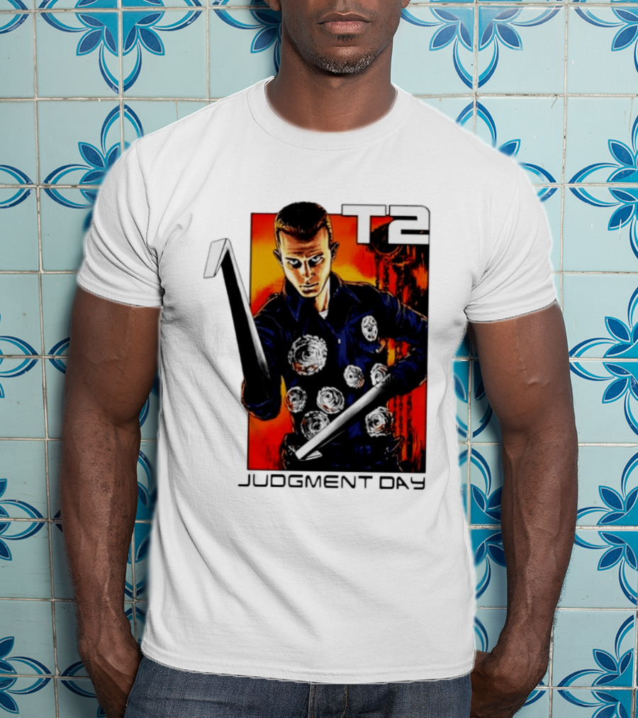 T2 Judgment Day 1000 Iconic Scene T-Shirt