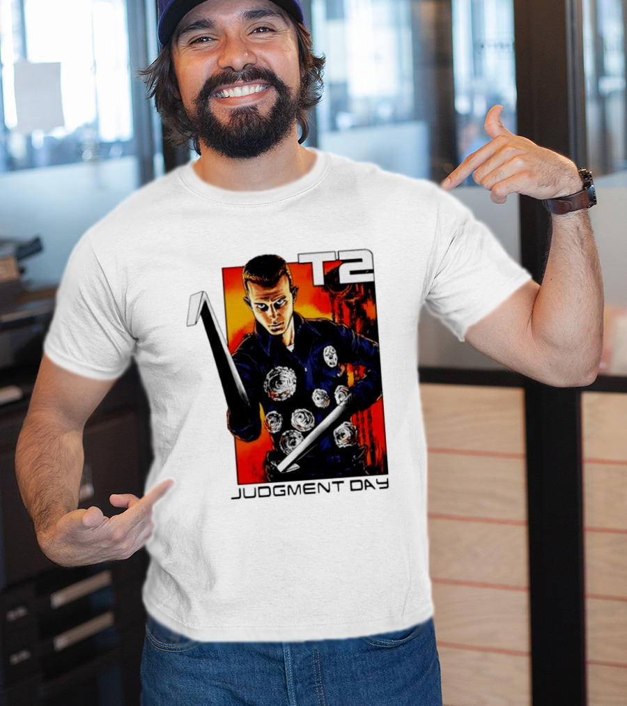 T2 Judgment Day 1000 Iconic Scene T-Shirt