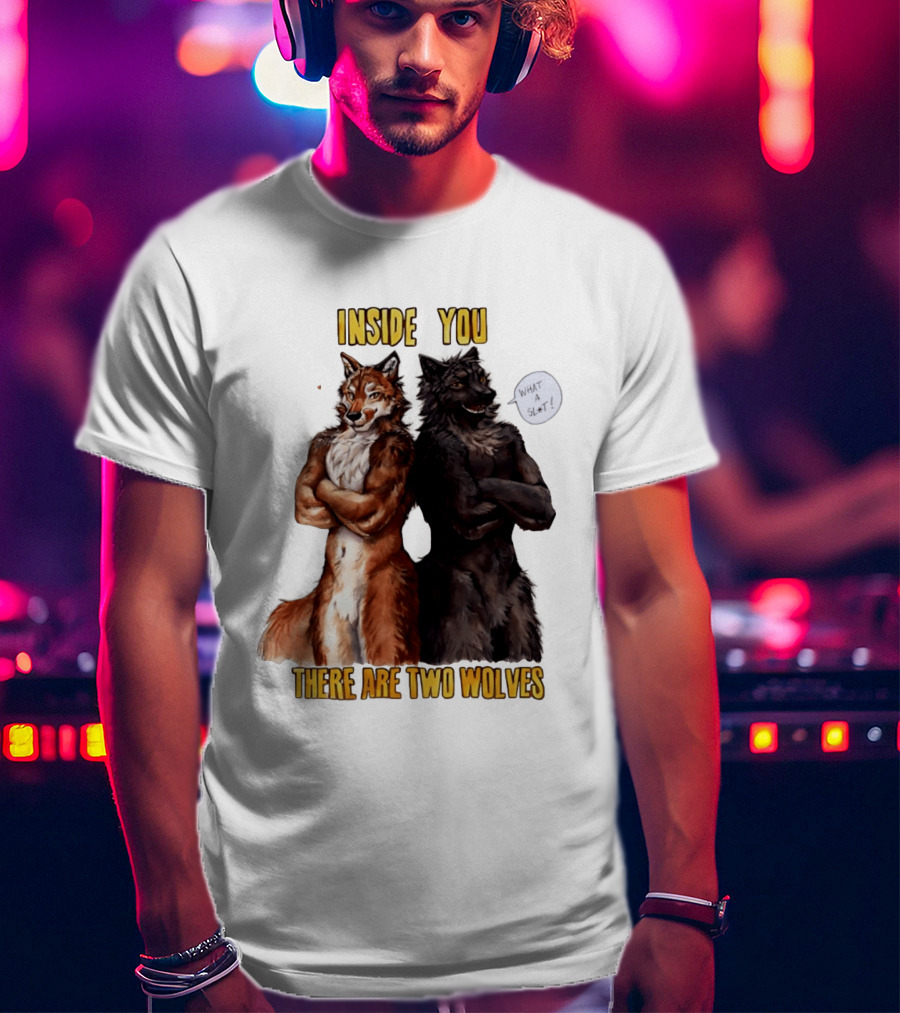 Inside You There Are Two Wolves What A Slt T-Shirt