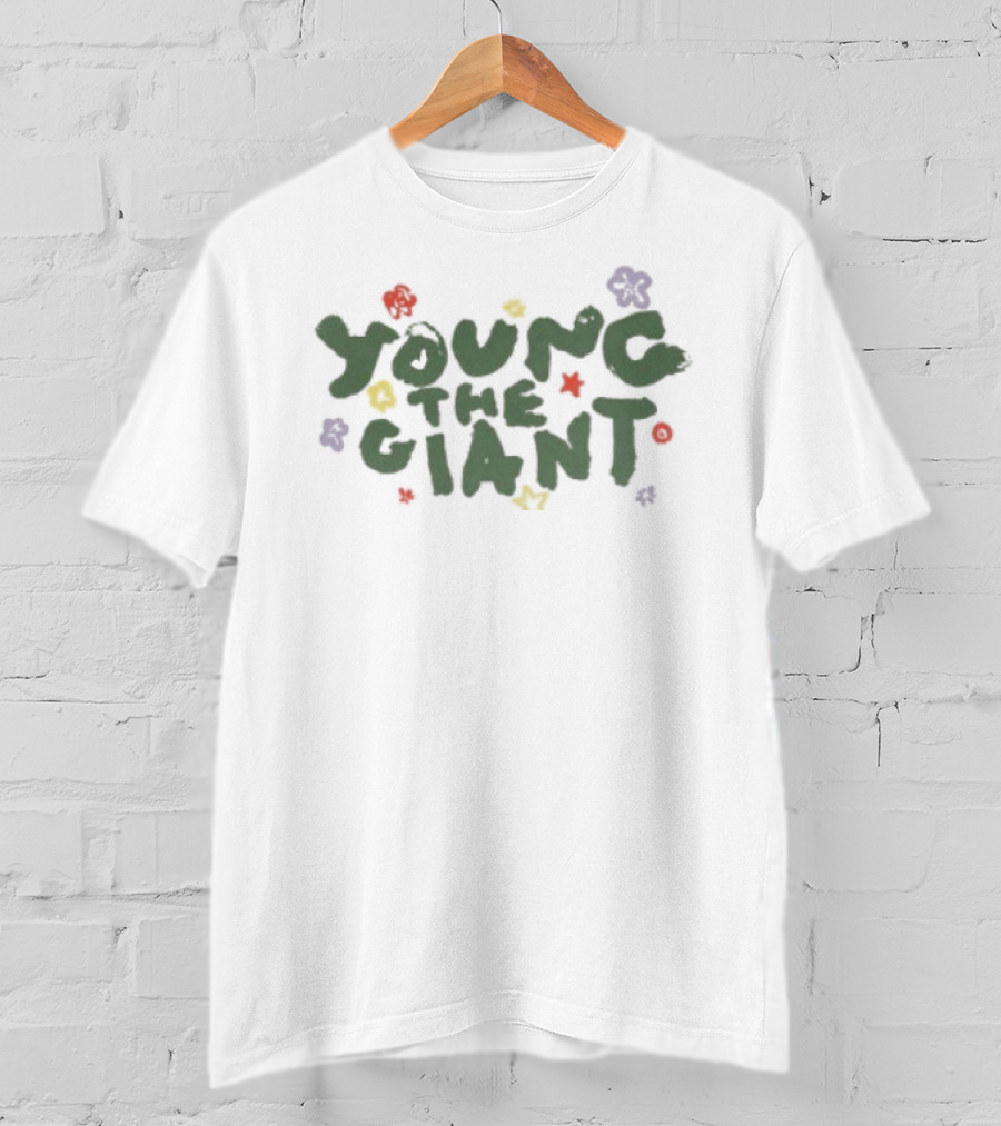 Young The Giant Colorful Flower Ringer Tour T-Shirt