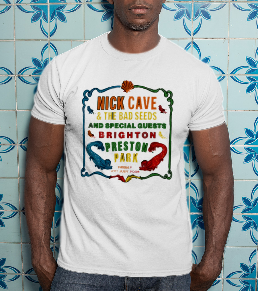 Nick Cave And The Bad Seeds Brighton Preston Park Special Guests July 31 2026 T-Shirt