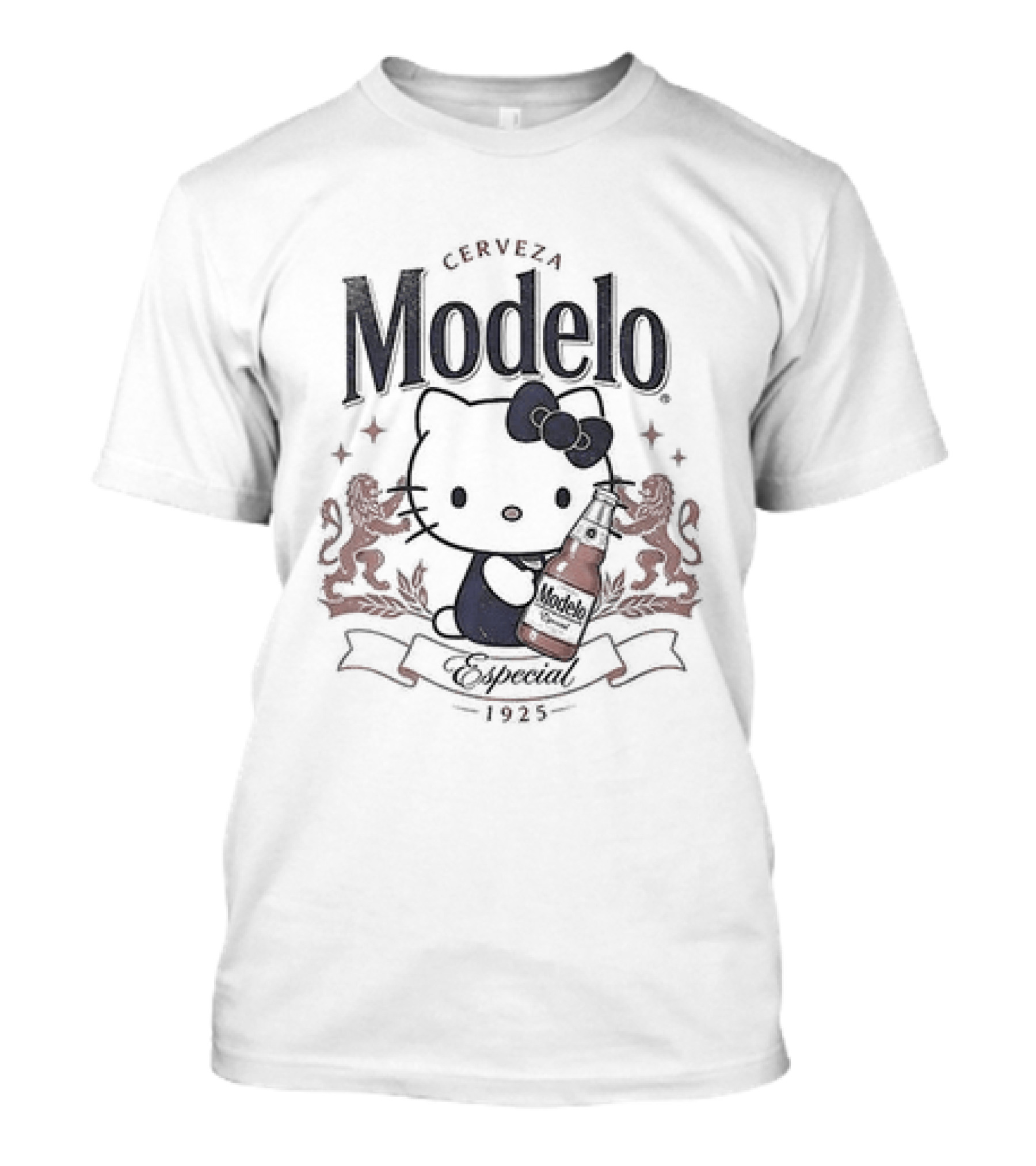 Snoopy X Modelo Especial Peanuts Hello Kitty Crossover Collaboration T-Shirt
