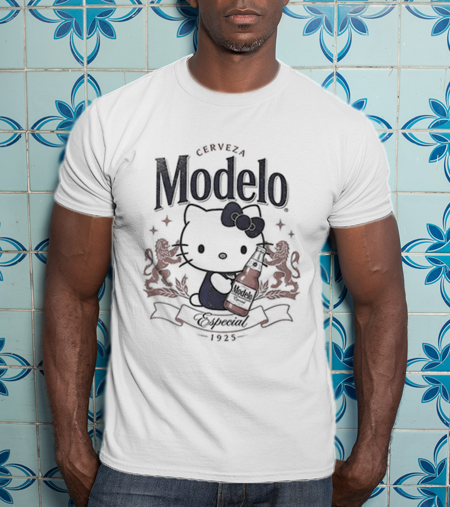 Snoopy X Modelo Especial Peanuts Hello Kitty Crossover Collaboration T-Shirt