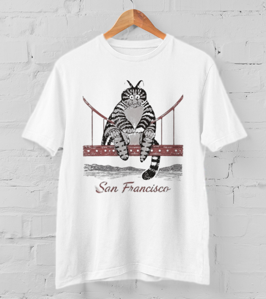 Project Hail Mary Cat Golden Gate Bridge San Francisco T-Shirt