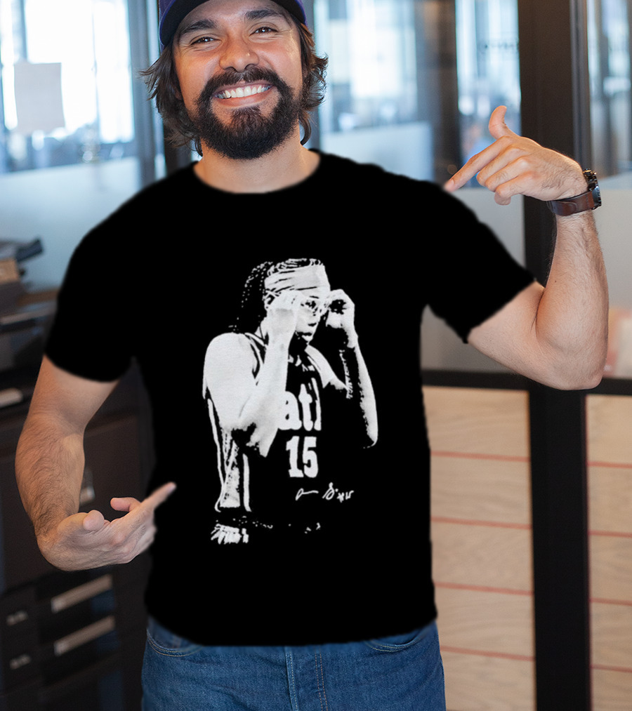 Allisha Gray Number 15 Goggles Gesture T-Shirt