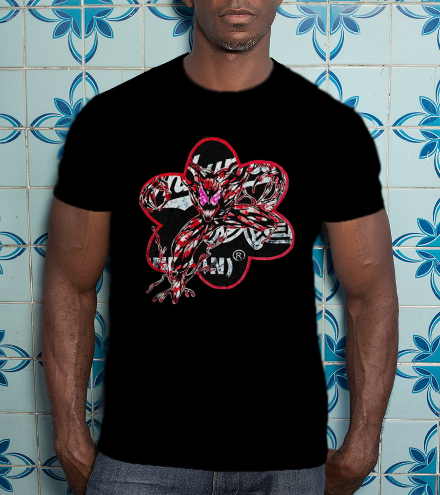Carnage Marvel Comics Inhuman Villain Art From Inhuman Collection T-Shirt