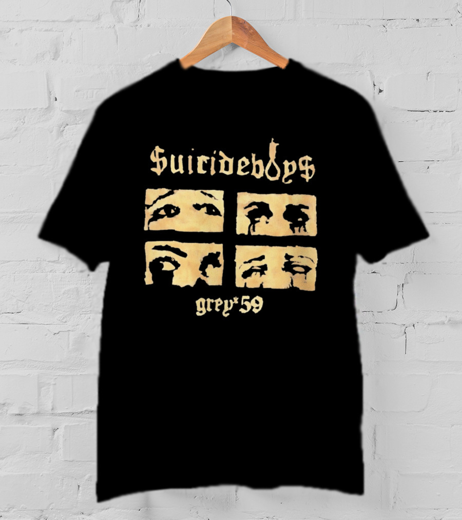 Suicideboys Grey 59 Distressed Eyebrow T-Shirt