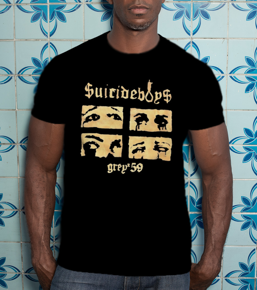 Suicideboys Grey 59 Distressed Eyebrow T-Shirt