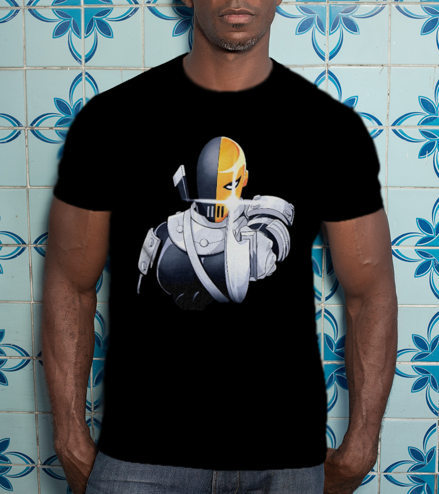 Deathstroke DC Comics Armor Sword Wielding T-Shirt