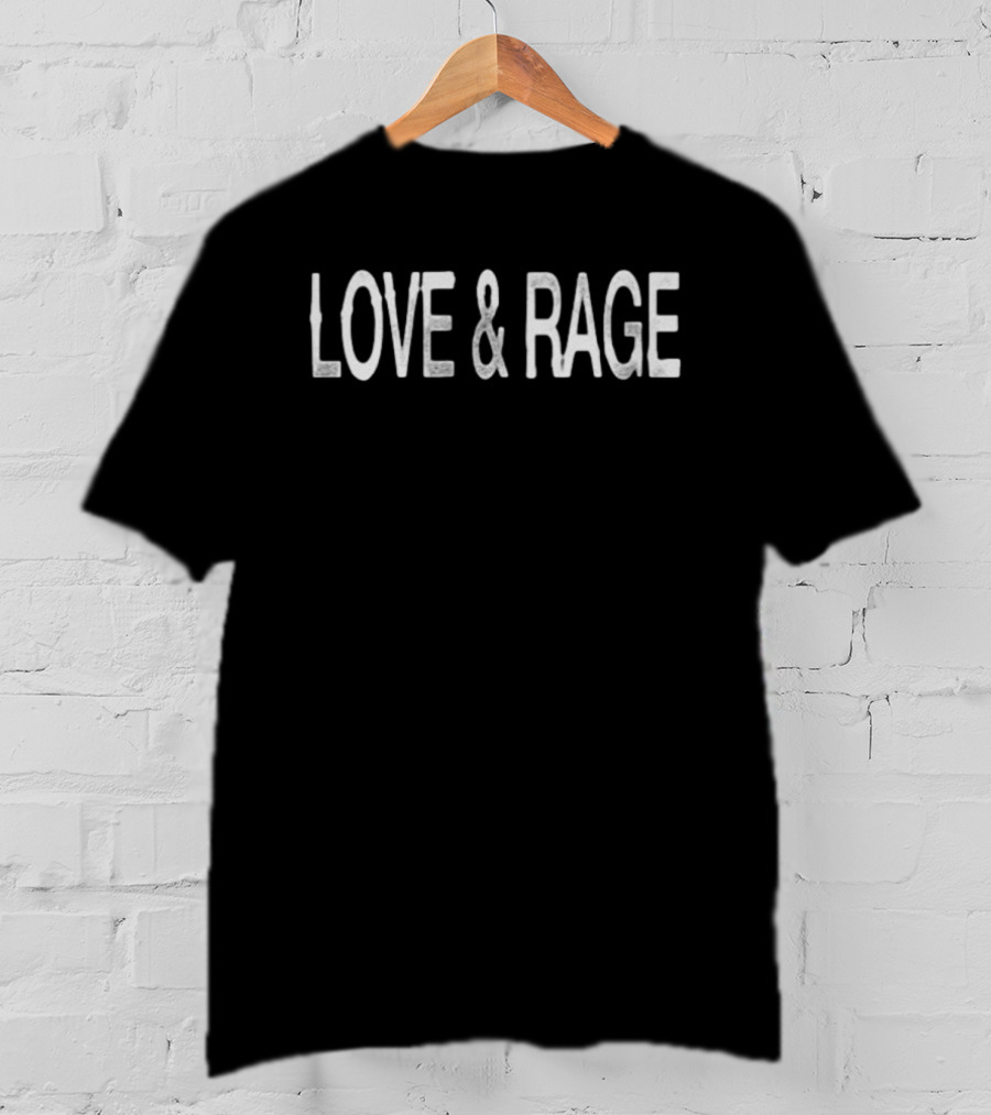 Get A Real Job Kid Store Love & Rage Black T-Shirt